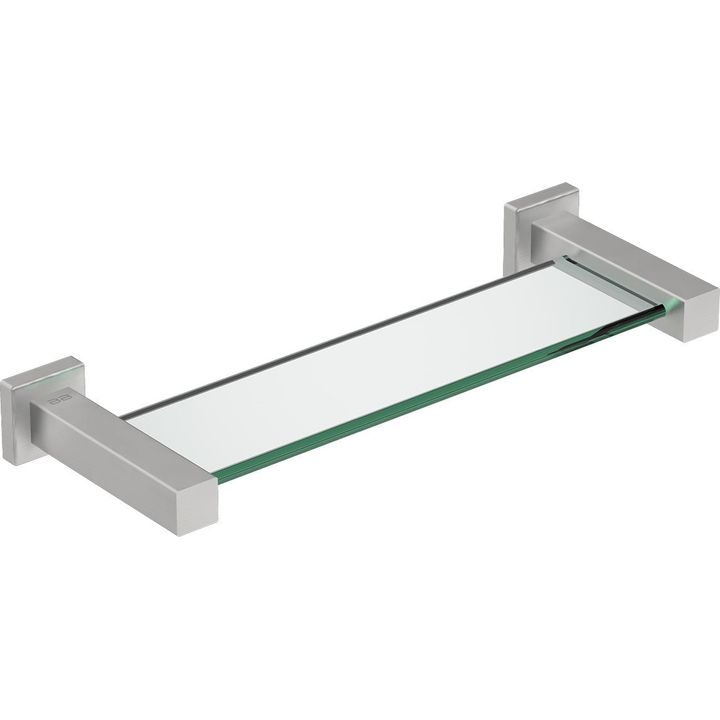 8525 Glass Shelf 330mm -BRSH - Decor Handles - Bathroom Accessories