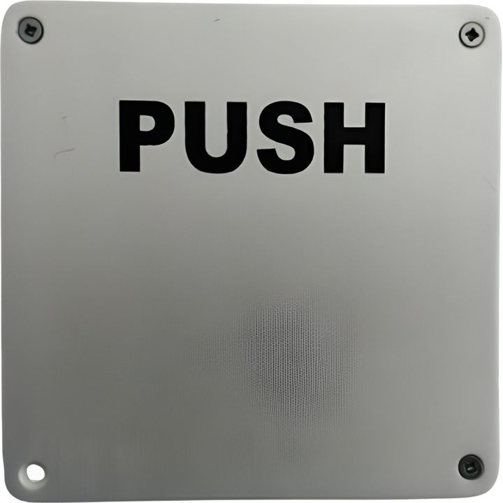 Aluminium Door Handles - 150 X 150mm - Push Plate - Decor Handles - PUSH PLATE