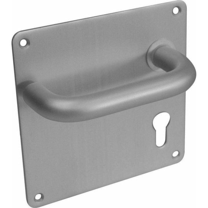 Aluminium Door Handles - Lever - On 150X150 Back Plate - Decor Handles