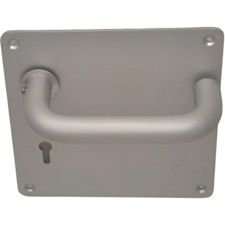 Aluminium Door Handles - Lever - On 150X150 Back Plate - Decor Handles