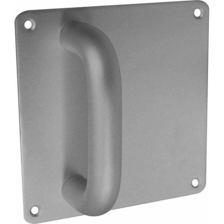 Aluminium Door Handles on Plate - 150 X 150mm - Pull Handle - Decor Handles
