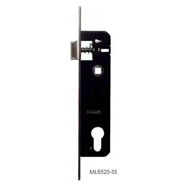 Aluminium Door Lock - 25mm Backset (Lock Body Only) - Decor Handles - DOOR LOCKS