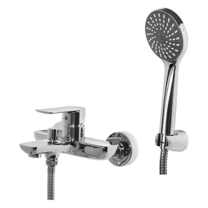 Bath Mixer W/T std offset - Decor Handles - Taps