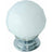 Black and white crystal knob 30mm - Decor Handles