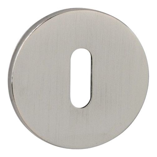 BRUSHED STAINLESS STEEL KEY PLATE - Decor Handles - Escutcheon