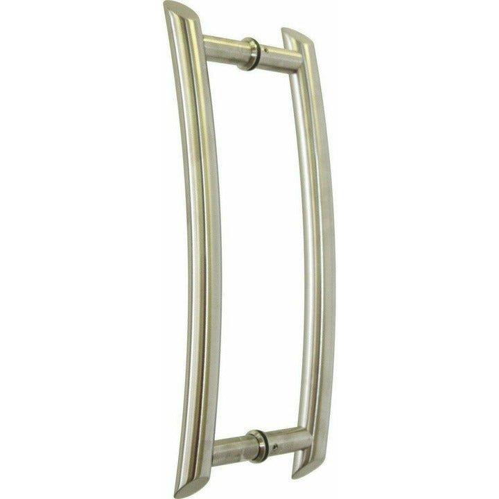 Brushed stainless steel pull handle - Decor Handles