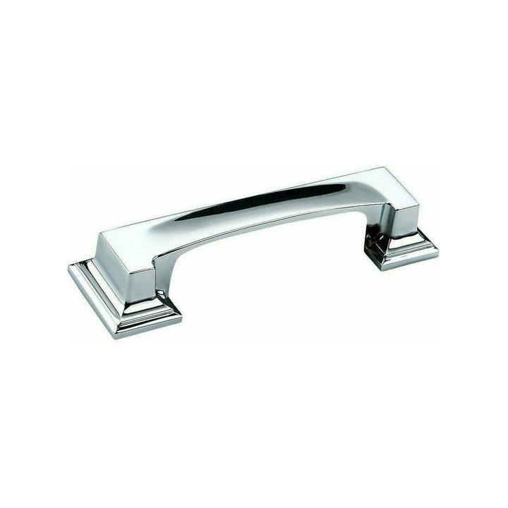 Classic square cup handle with indent - Decor Handles