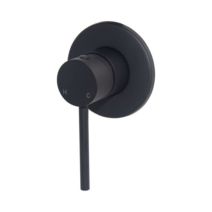 Concealed Shower Mixer - Neo Black - Decor Handles - Taps