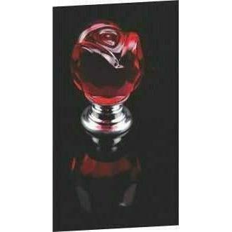 Crystal knob rose shape - Decor Handles
