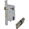 Cylinder Mortice Lock with 65mm Cylinder - Decor Handles