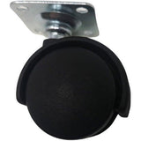 38mm Twin Castor Wheel on Plate