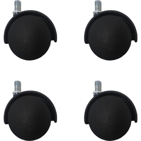 50MM Threaded Pin Twin Castor Wheel