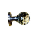 Crystal door knob on rose