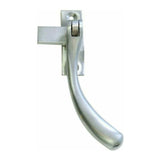 Curved tear drop window handle