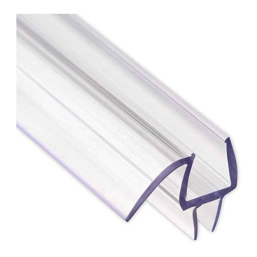 DRIP AND WIPE SHOWER SEAL WITH HARD LIP - 2.5m length