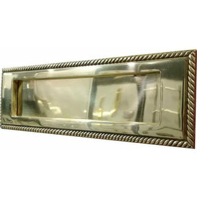 Flat sprung letter plate cover made from Solid brass