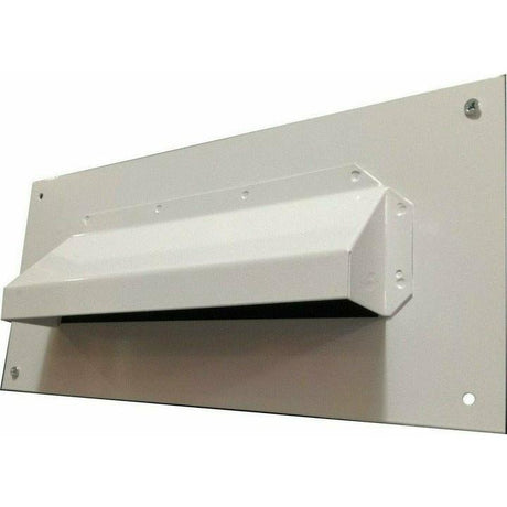 Hooded letter plate 350mm x 160mm x 50mm