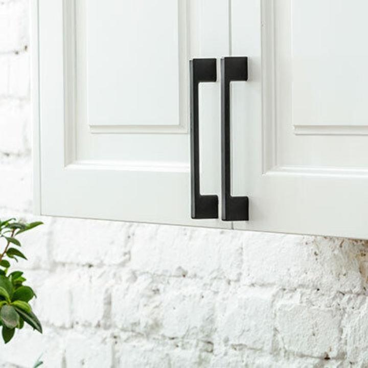 Neptune Handles - Slim Cupboard Handles in Matt Black - Decor Handles