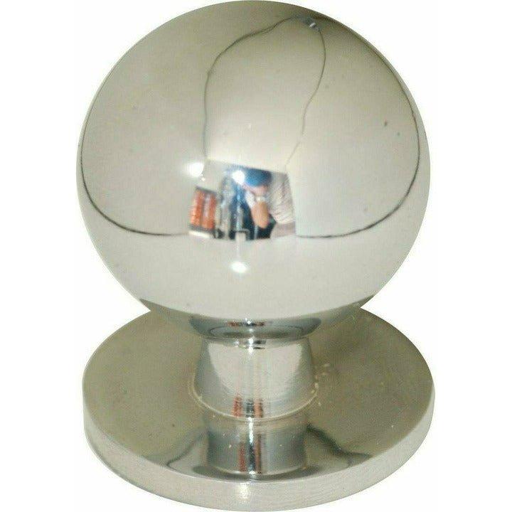 Round brass knob 30mm