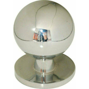 Round brass knob 30mm