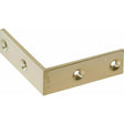 Solid brass chest corner strap