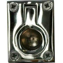 Solid brass flush pull out ring handle