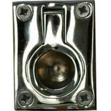 Solid brass flush pull out ring handle