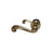 Solid Brass Italian door handles on rose made by Mariva Italia