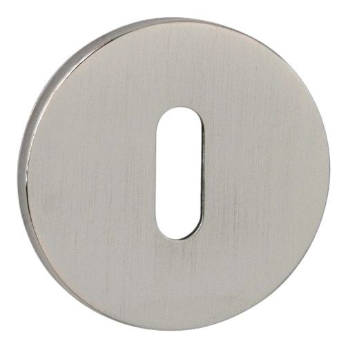 Square stainless steel lever handle on rose