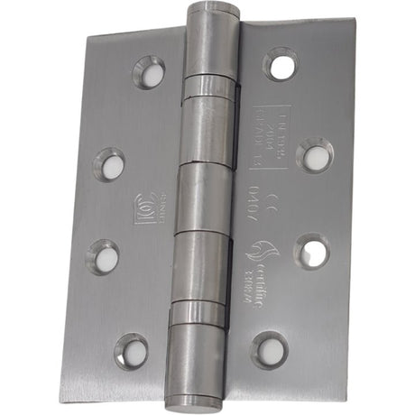 Stainless Steel Butt Hinge 100mm x 75mm x 3mm (Fire Rated)