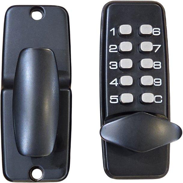Digital Keypad Lock - Compact - Black - Decor Handles