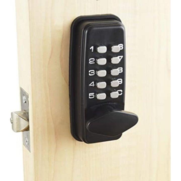 Digital Keypad Lock - Compact - Black - Decor Handles