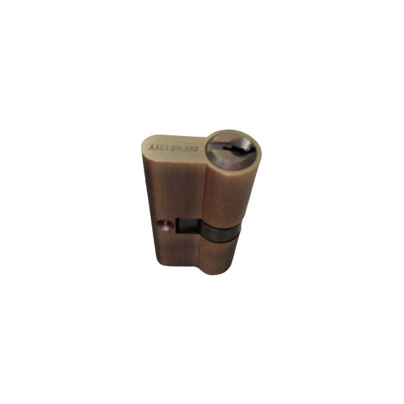 Double Cylinder - 65mm - Antique Brass - Decor Handles - cylinder