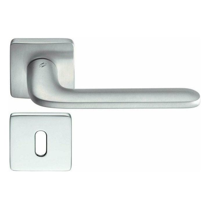 Exclusive Italian lever handle on square rose - Decor Handles