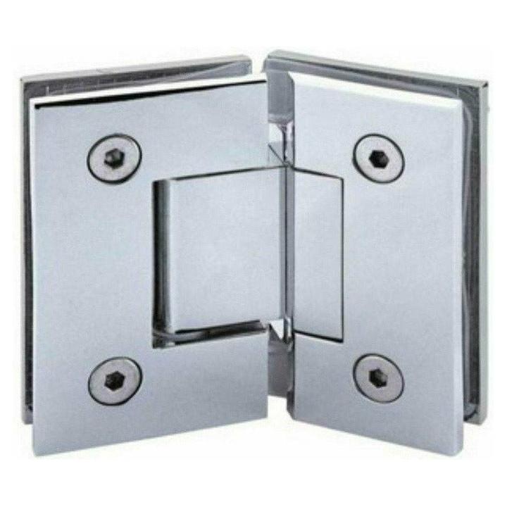 Frameless Shower Hinge - 135° Glass to Glass - Decor Handles - shower accesories