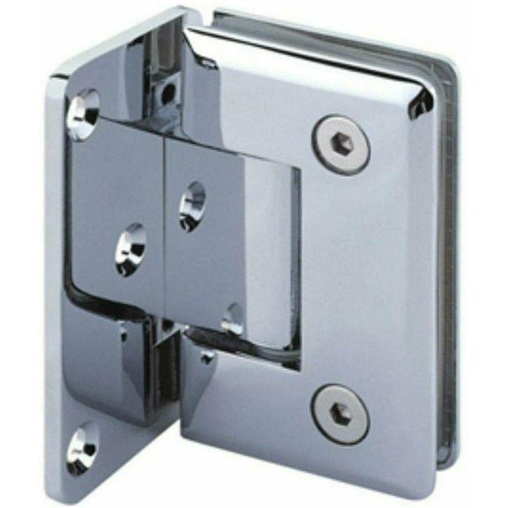 Frameless Shower Hinge - 90° Single Sided (Wall to Glass) - Decor Handles - shower accesories