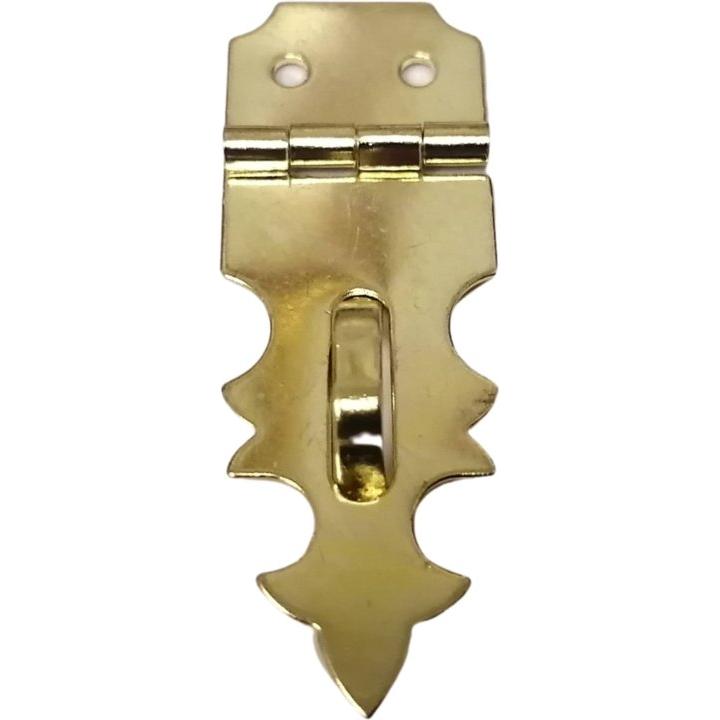 Hasp and Staple for Mini Box Brass Plated - Decor Handles