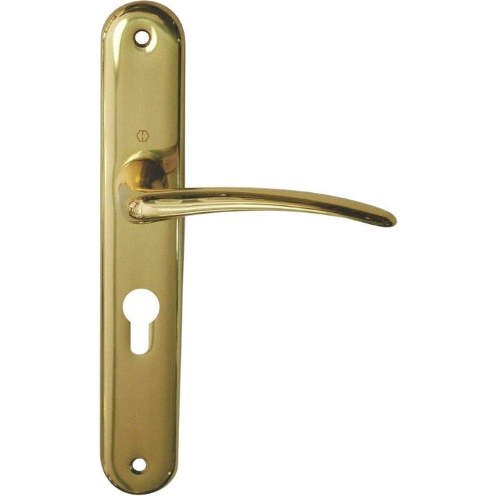 "Istanbul" - classic door handles on back plate - Decor Handles