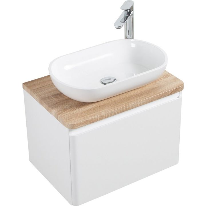 LAZIO 600mm - SINGLE DRAWER & TOP & BASIN - Decor Handles - Bathroom vanities and storage units