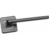 Lever handle on square rose - Decor Handles