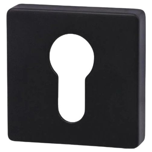 Matt black square escutcheons - Decor Handles - Escutcheon