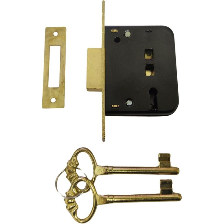 Mortice Cupboard Lock with Antique Key - Decor Handles - cupboard lock