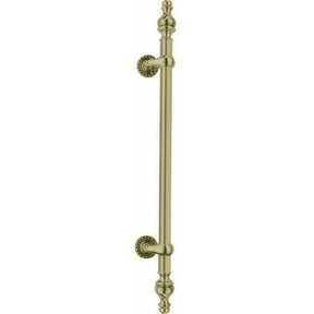 Offset pull handle with finials - 800mm - Decor Handles