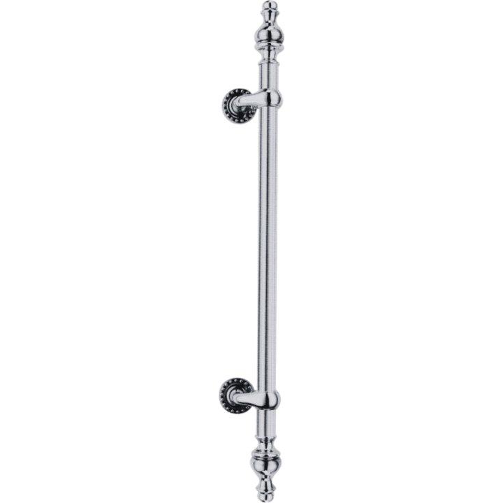 Offset pull handle with finials - 800mm - Decor Handles