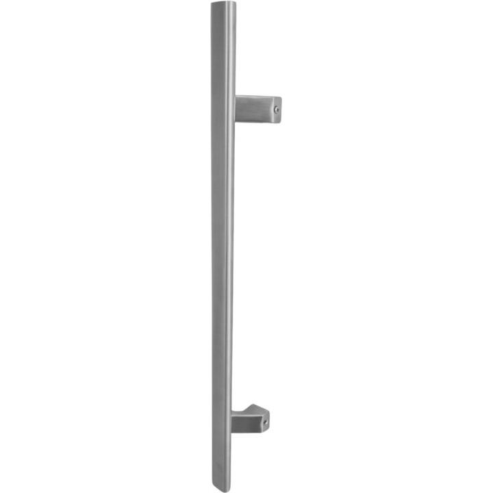 Oval offset stainless steel pull handle - Decor Handles