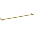 Single Towel Rail 600mm - Brushed Brass