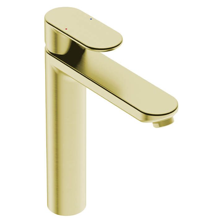 SOLACE (1305) Basin Mixer Single Lever 210mm -BCGD - Decor Handles - Bathroom Accessories