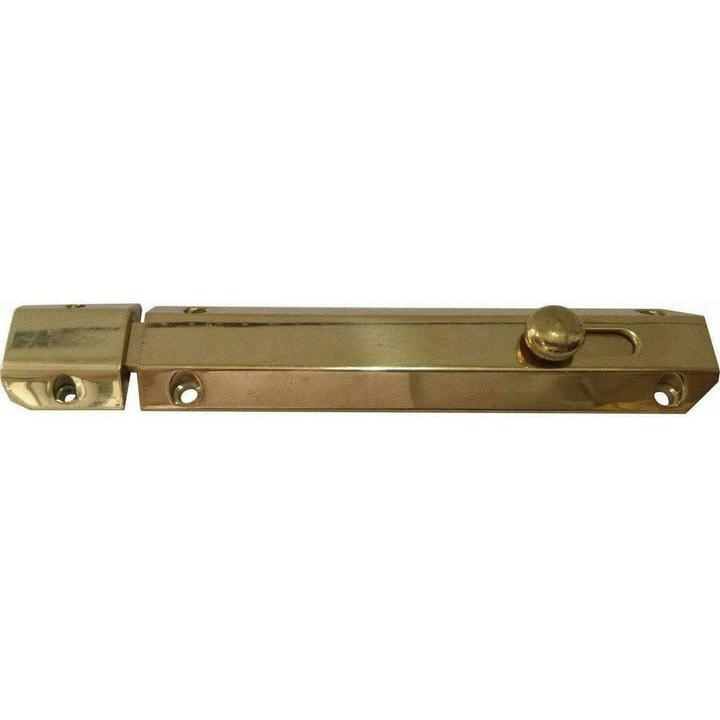 Solid brass barrel bolt - with hidden bolt - Decor Handles