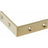 Solid brass chest corner strap - Decor Handles