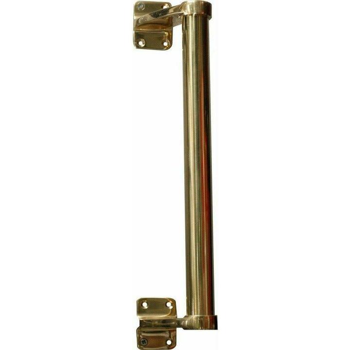 Solid brass tubular offset handle - 300mm - Decor Handles